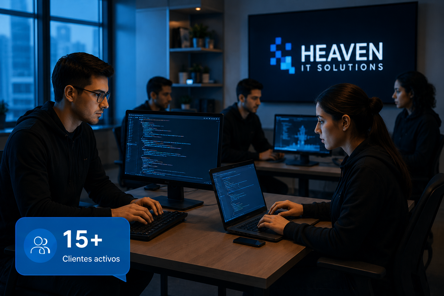 Heaven IT Solutions team and active clients